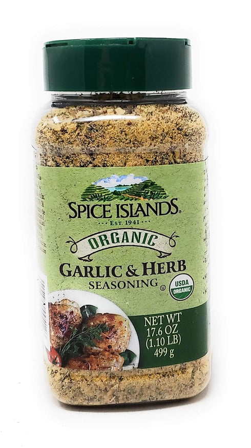 Spice Islands Organic Garlic & Herb Seasoning, 17.6oz
