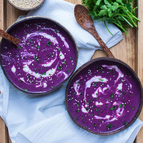 8 Oz, 227g Grelim Premium Purple Sweet Potato Powder Pure Natural Ube (Purple Yam) Powder Gluten Free Vegan Non-GMO