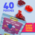 Pack, 40 32 oz Mott's Fruit Flavored Snacks, Berry, Gluten Free Snack, Family Ct