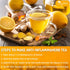 TOG999, 12oz/200 Anti-Inflammaheb 100% cups Loose Leaf Tea | Natural Blend of Ginger, Turmeric, Peppermint, Black