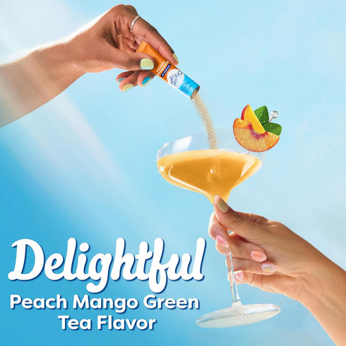 10 Packets, 0.8 oz Crystal Light Drink Mix, for Convenient On-the-Go Flavorful Hydration, Naturally flavored with other