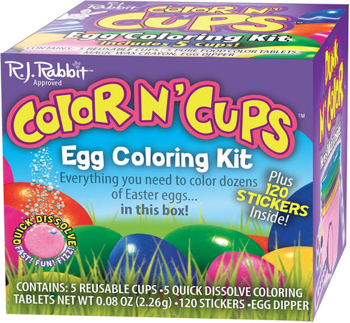 Fun World Color N' Cups Egg Coloring Kit