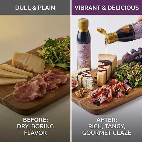 Generic 5.07 oz Pack 2 Fig Balsamic Vinegar Glaze Condiment Italian Gourmet Balsamic Reduction With Sweet Fig, Rich