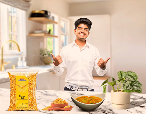 32oz (2lbs) 908g Rani Chana Dal (Split Desi Chickpeas without skin) ~ All Natural | Gluten Friendly | NON-GMO | Kosher