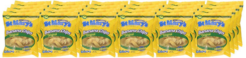JP tropical Food 1.06 (Pack 24) St Mary's Banana Chips Ounce