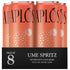 Apls Canned Ume Spritz Non-Alcoholic Cocktails, Formulated with Nootropics and Botanicals for