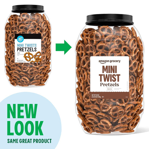 40 Oz Amazon Grocery, Mini Twist Pretzels