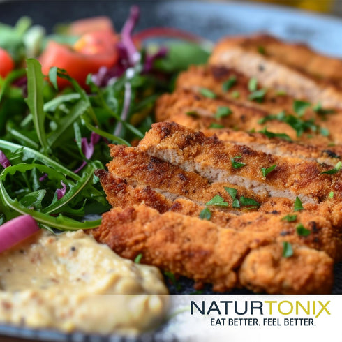 4 Naturtonix Premium Vital Wheat Gluten, For Bread Making, Baking & Seitan, High Protein, Non-GMO, Vegan Friendly