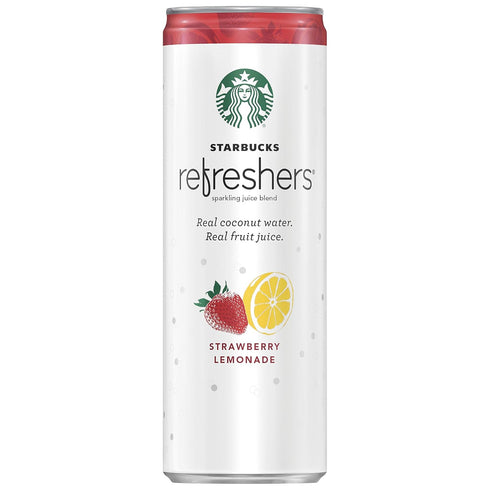 3 Pack 12 (Pack 12) Starbucks Refreshers, Flavor Variety (Peach,Cherry, Stw Lmd), Ounce Sleek Cans
