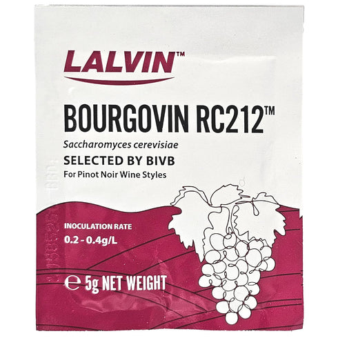 Pack (1 Each-RC212, EC-1118, K1-V1116, QA23, 71B, D47) Lalvin Home Brewing and Wine Making Super Sampler