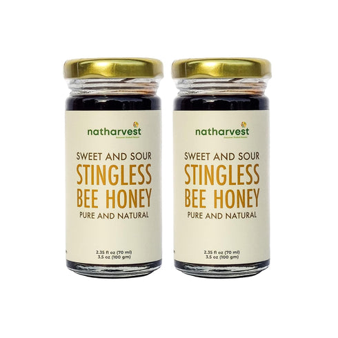 Stingless Bee Honey, Sweet and Sour Meliponini. Contains Low Glycemic Trehalulose, No