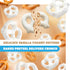22 Pack Yogurt Covered Pretzels - Ounce - Vanilla Yogurt Pretzels for Office Bowls, Snacking, and Gifting - Sweet