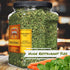 8 Oz Backpacking Gourmet Chopped Dried Spinach Flakes by Its Delish, Jumbo Reusable Container | Premium Natural
