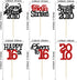 24Pcs 16th 16 2010 16 16th Gyufise Happy Birthday Cupcake Toppers Sweet Legend Since Cupcake Picks Cheers to Years Cake