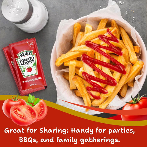 Packets (100 50 Heinz Condiment Ketchup and Mustard Total; Each Flavor)