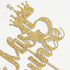 Mis Quince 15 Cake Topper, Hello 15, Cheers to 15 Years, 15th Birthday/Anniversary Party Decorations Gold Glitter