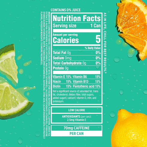 Vitamins,16 oz (Pack 12) Sparkling Ice Caffeine Citrus Twist Sparkling Water with Caffeine, Zero Sugar
