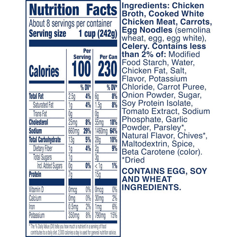 19 oz., 4 Pack Progresso Traditional, Chicken Noodle Soup, Ready To Serve