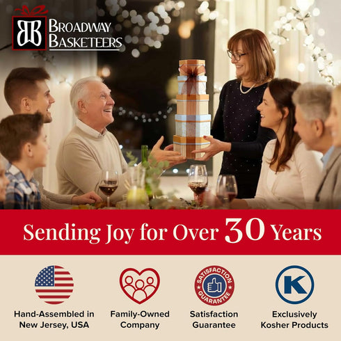 Broadway Basketeers Sweet & Nut Celebration Gift Tower