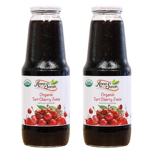 Anna and Sarah 33.8 Oz Organic Tart Cherry Juice - USDA Organic