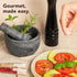 Set 6 6 Set Salt & Pepper Gift Box l Spice & Seasoning for Cooking l Salts & Peppers - Himalayan, Hawaiian, Lemon