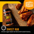 Hey Grill Hey | Chicken Wing Seasoning & Sauce Kit | All-in-one Crispy Batter, BBQ Rub, and Sweet Heat BBQ Sauce | Wing