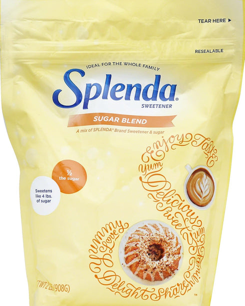 2 4 Splenda Sugar Blend Sweetener for Baking, Pound -- per case.