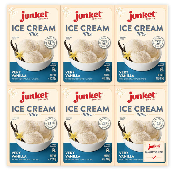 Junket Vanilla Ice Cream Mix: Old Fashioned Homemade Ice Cream for Ice