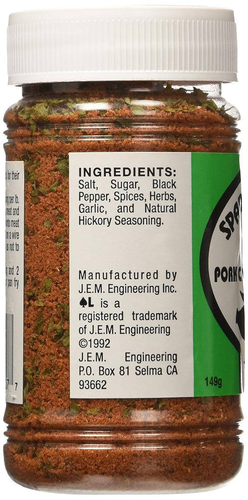Spade L Ranch 5.25 Oz. Pork Chop & Rib Seasoning