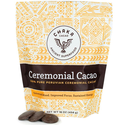 ChakaCacao | Premium Ceremonial Cacao 100% Pure, Minimally Processed, Rich in Theobromine,