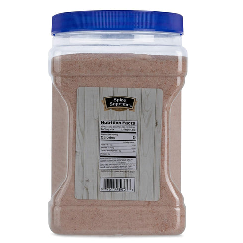 Spice Supreme 5 LB Pure Himalayan Pink Salt | Pure Crystal Natural Minerals and Nutrients | Natural and Kosher | Fine