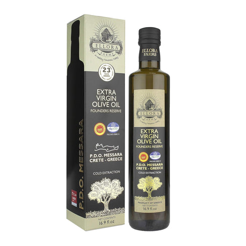 Ellora Farms, Greek Extra Virgin Olive Oil, Single Estate PDO Messara, Greece,