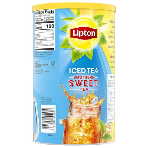 28 2 Pack (56 Lipton Southern Sweet Iced Tea Mix, makes Quarts Per Canister, Quarts Total)