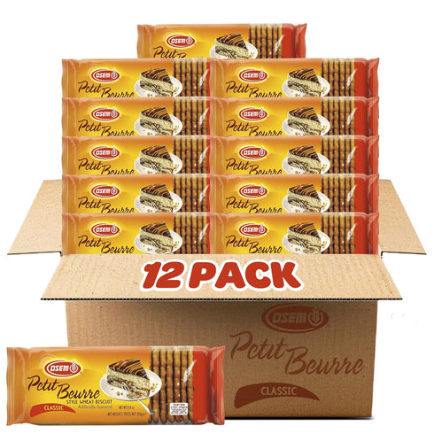 Osem Petit Beurre Cookies - Light and Crispy Tea Biscuits, for Coffee,