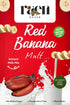 RAEN HAVEN 250g (8.81oz) Red Banana Malt Instant Milk Mix | Natural Red Banana Powder Drink | Healthy & Nutritious