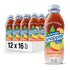 Snapple Zero Sugar Peach Tea, 16 fl oz recycled plastic bottle (Pack