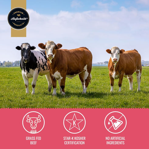 Premium Aufschnitt Products (2 Pack, Aufschnitt Jerky Bits Bites, Healthy Snacks Made of Beef and Chicken, High Protein