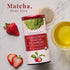 36 The Republic of Tea Organic Double Green Matcha Strawberry, Individual Tea Bags with Japanese Matcha Tea Powder