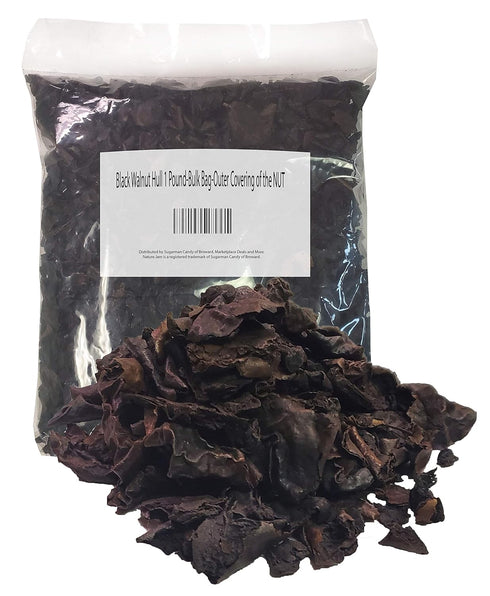 Black Walnut Hull 1 Pound-Bulk Bag-Outer Covering of the NUT