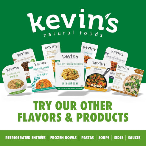 16 Kevins Natural Foods, Thai-Style Coconut Chicken Entree, Ounces