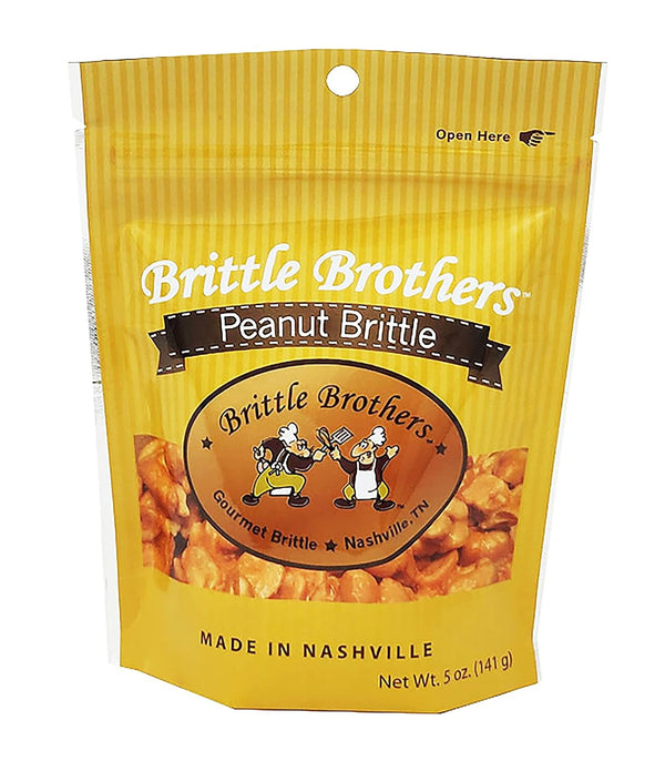Brittle Brothers Peanut Brittle, 5 Ounce