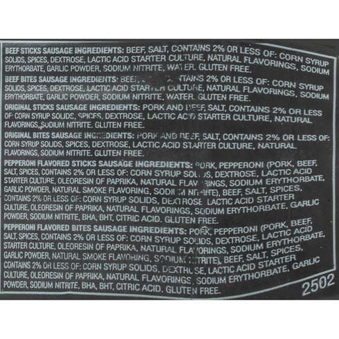 Old Wisconsin 26 Package Beef Sausage Snack Sticks, Naturally Smoked, Ready to Eat, High Protein, Low Carb, Keto