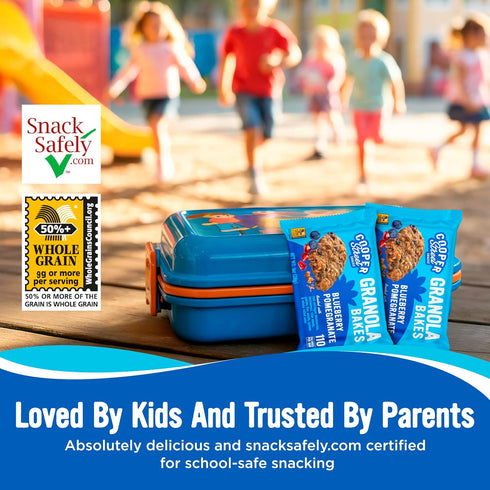 48 Pack Cooper Street Granola Bakes - Soft Baked Oats, Grain & Seeds Granola Bars in Bulk - Nut & Dairy Free, Low