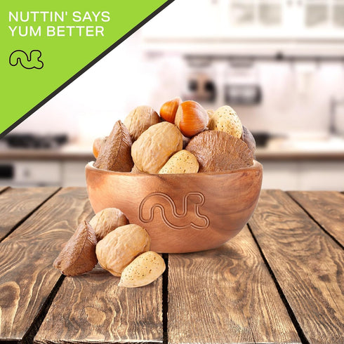 Filberts, (48oz 3 LB) Packed NUT CRAVINGS - Mixed Nuts (In Shell) Brazil, Walnuts, Almonds, Pecans - Fresh