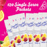 120 4 30 Packets Crystal Light Single Serve Raspberry Lemonade Artificially Flavored Powdered Drink Mix, per Case