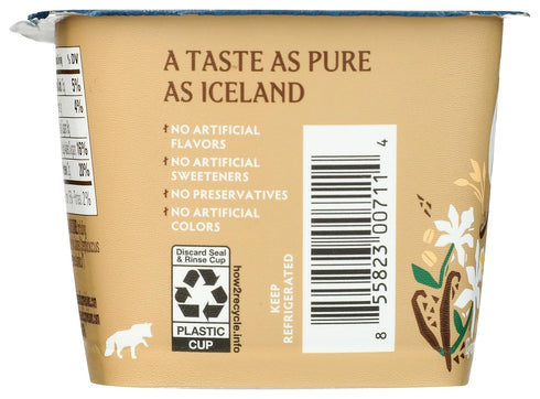 5 Icelandic Provisions, Yogurt Skyr Oatmilk Vanilla Bean, Ounce