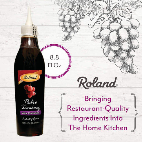 8.8-Ounce Roland Foods Pedro Ximnez Wine Reduction, Specialty Imported Food, Bottle