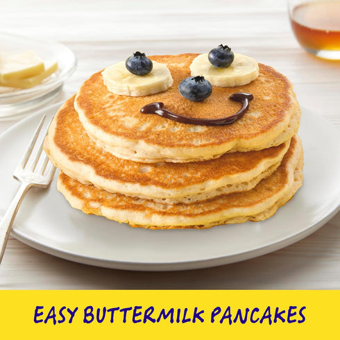 Bisquick 28 oz Betty Crocker Buttermilk Pancake and Waffle Mix, Made with Whole Grain, Just Add Water