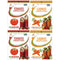 Carrot & Tomato Sandwich Wraps (Four-Pack) Plant-Based, Vegan, Gluten-Free, Low-Carb Wrap Variety