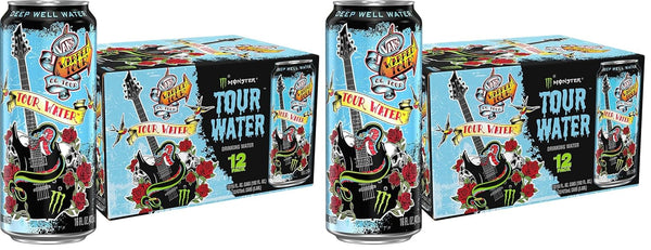 Monster Tour Water by Monster Energy,Deep Well Water,16oz,(Pack of 24)